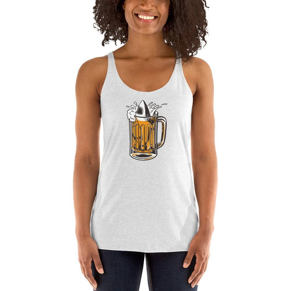 SaltWater Brewery Beer Shark Women's Racerback Tank