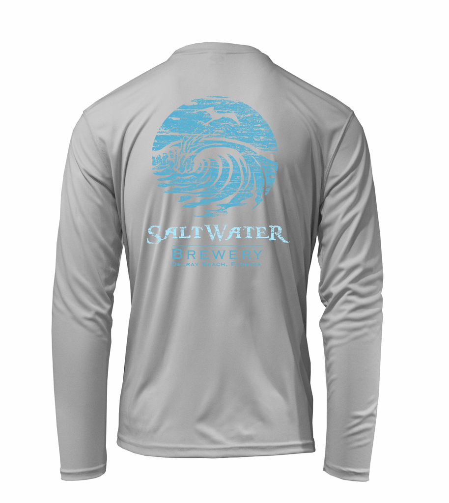 SaltWater Brewery Blue Logo - UV Long Sleeve