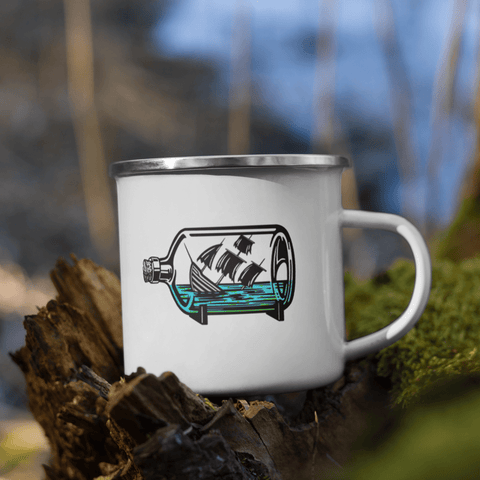 SaltWater Brewery Bottled Dreams Enamel Mug