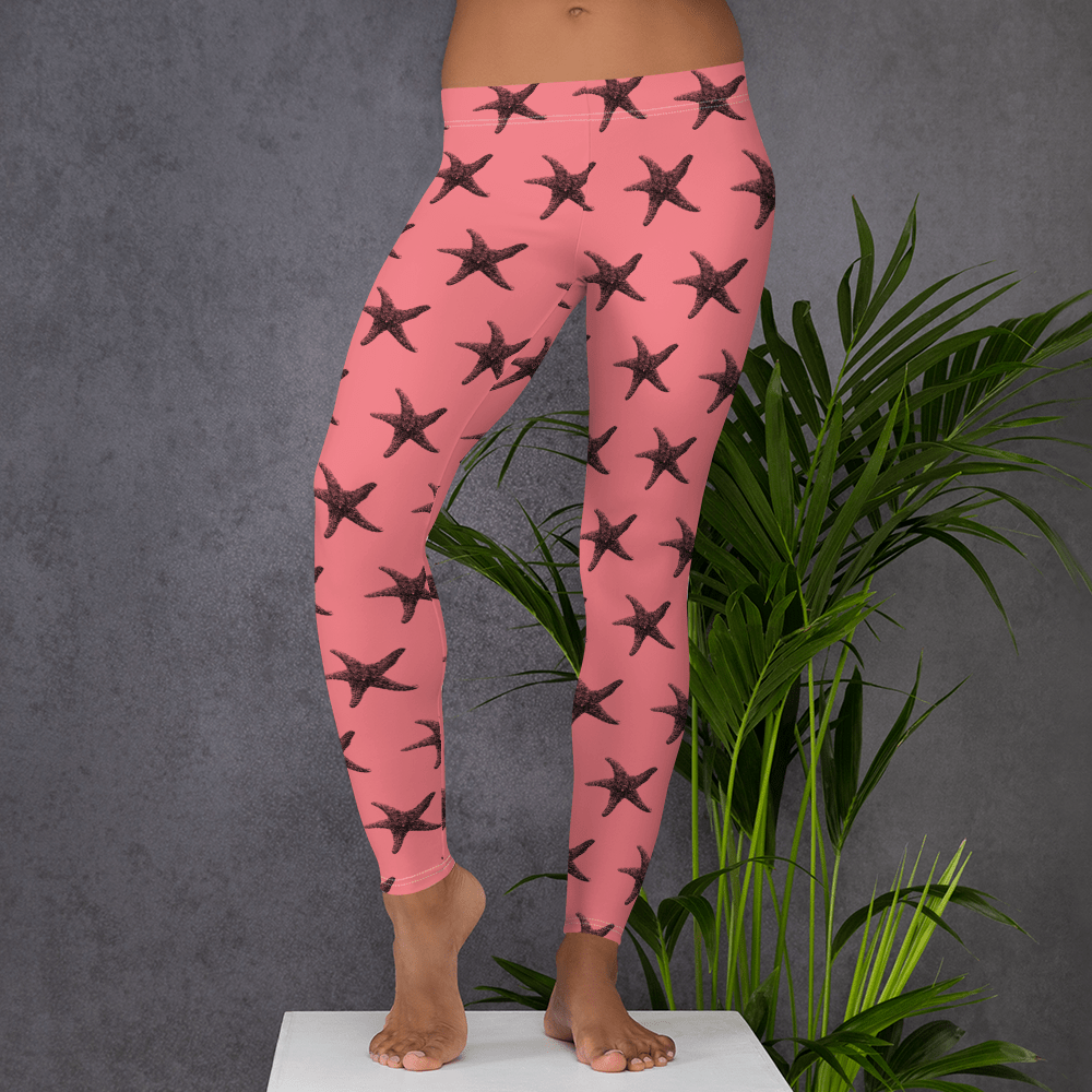 Coral Starfish Leggings