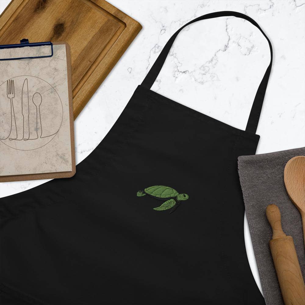 SaltWater Brewery Eco Turtle Embroidered Apron