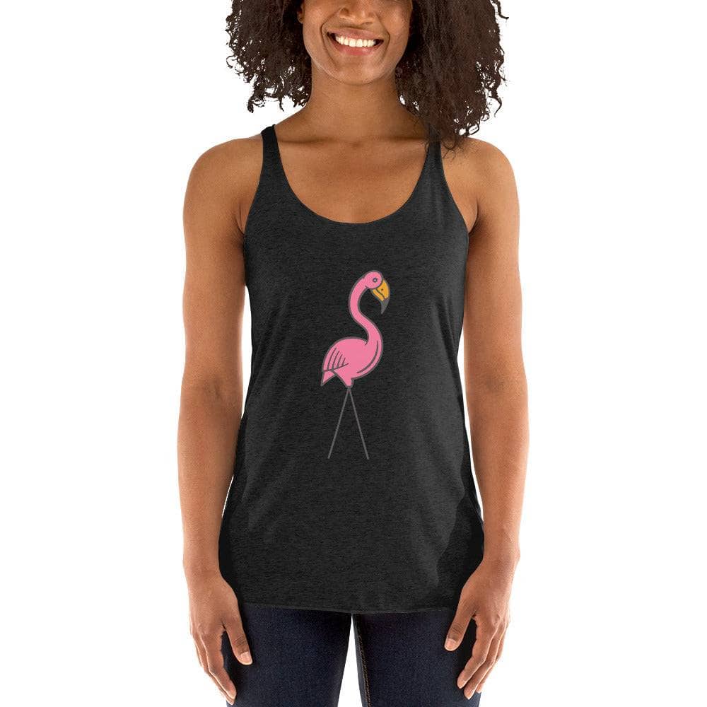 SaltWater Brewery Flirty Flamingo Women's Racerback Tank