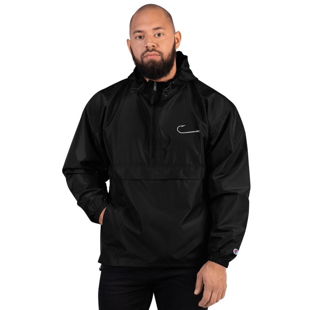 Hook Embroidered Champion Packable Jacket