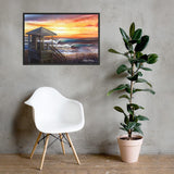 Summer Swell Framed Print