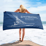 Saltwater Brewery Express Beach Towel