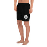 White Logo Men's Athletic Shorts