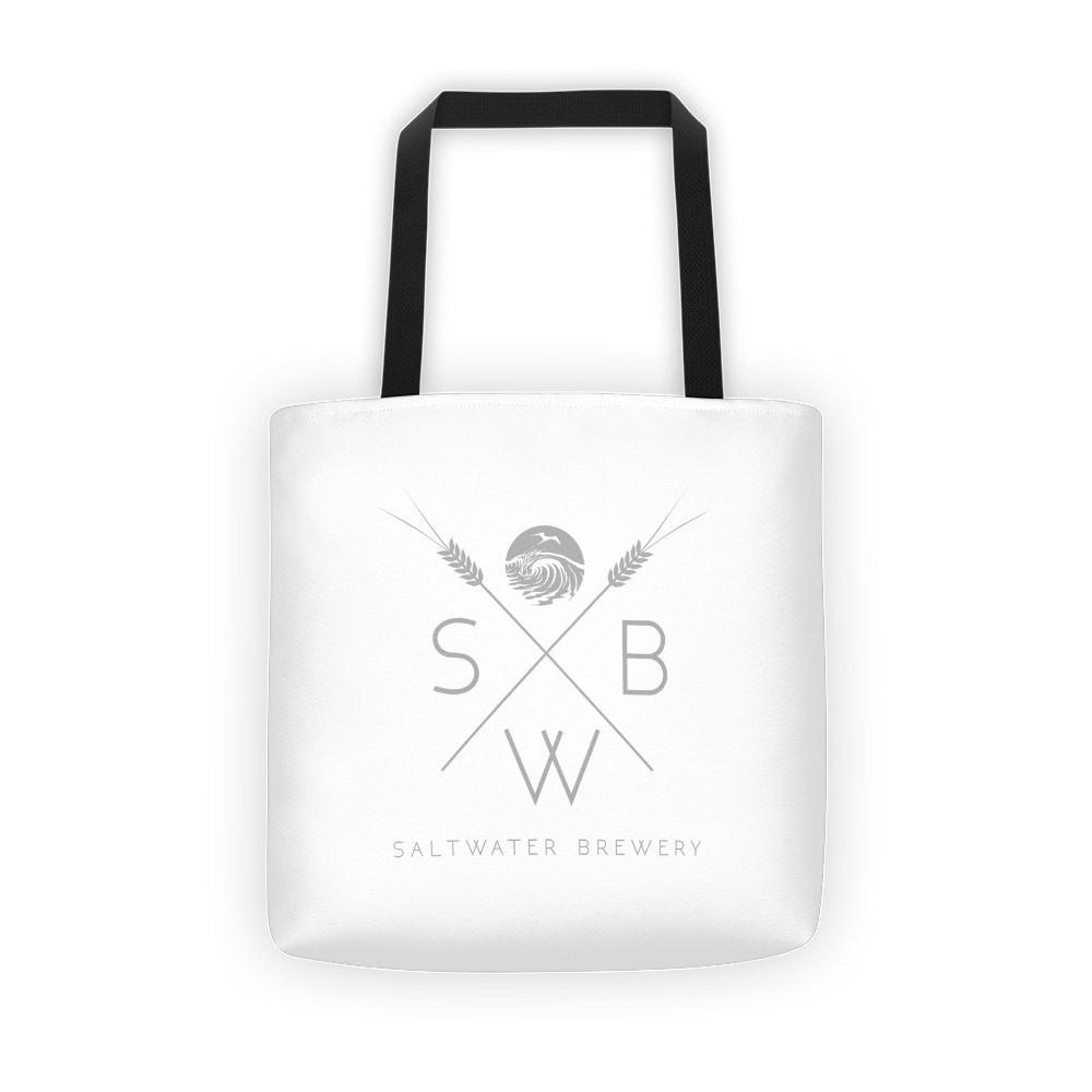 SaltWaterBrewery Grain Logo - Reusable Shopping Bag /Beach Tote