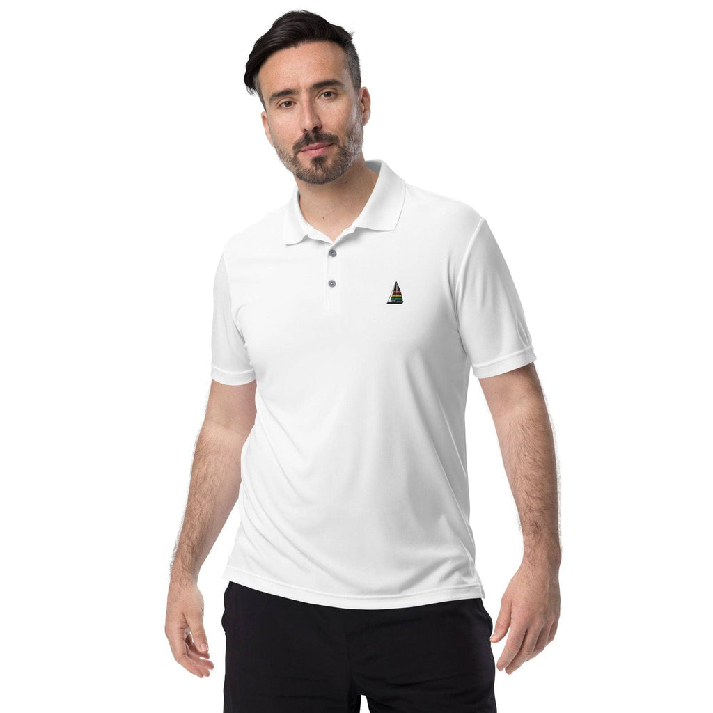 SaltWater Brewery Sailboat performance polo shirt