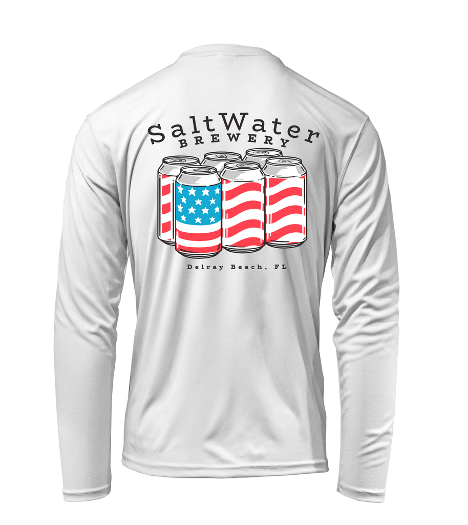 SaltWater Brewery 6 Pack USA - UV Long Sleeve