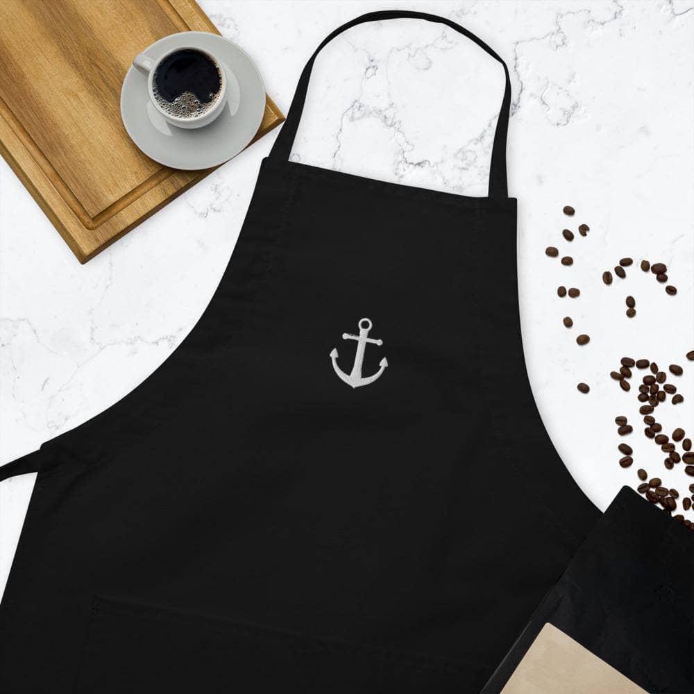 SaltWater Brewery Anchor Embroidered Apron