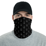 UPF Neck Gaiter / Fishing Sun Buff – Anchor Pattern