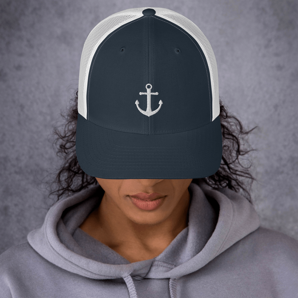 Navy anchor hat on sale