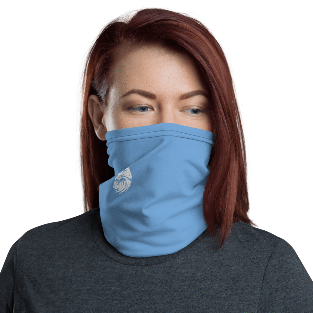 UPF Neck Gaiter / Fishing Sun Buff – Baby Blue