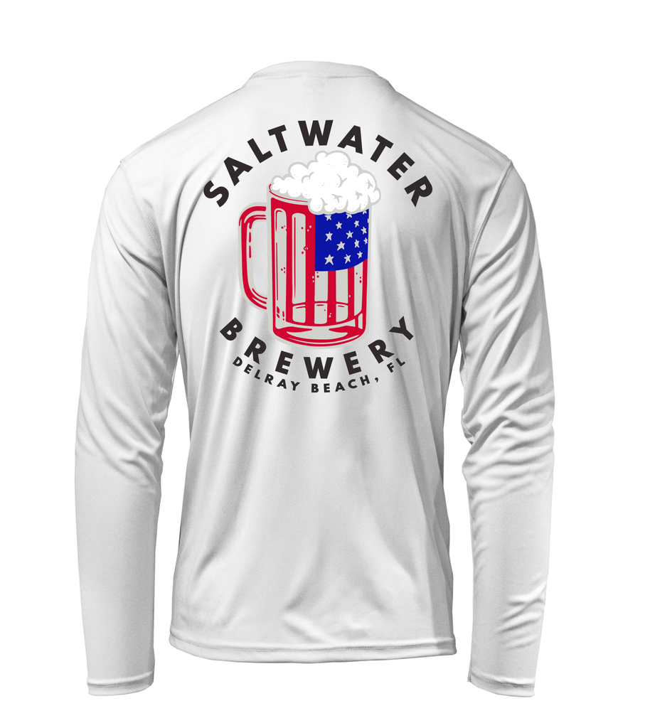 SaltWater Brewery Beer USA - UV Long Sleeve