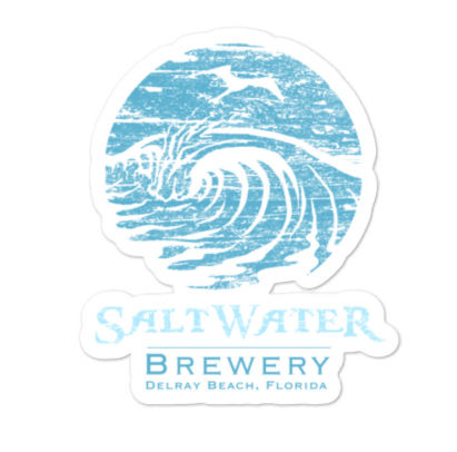 SaltWater Brewery Blue Logo Sticker