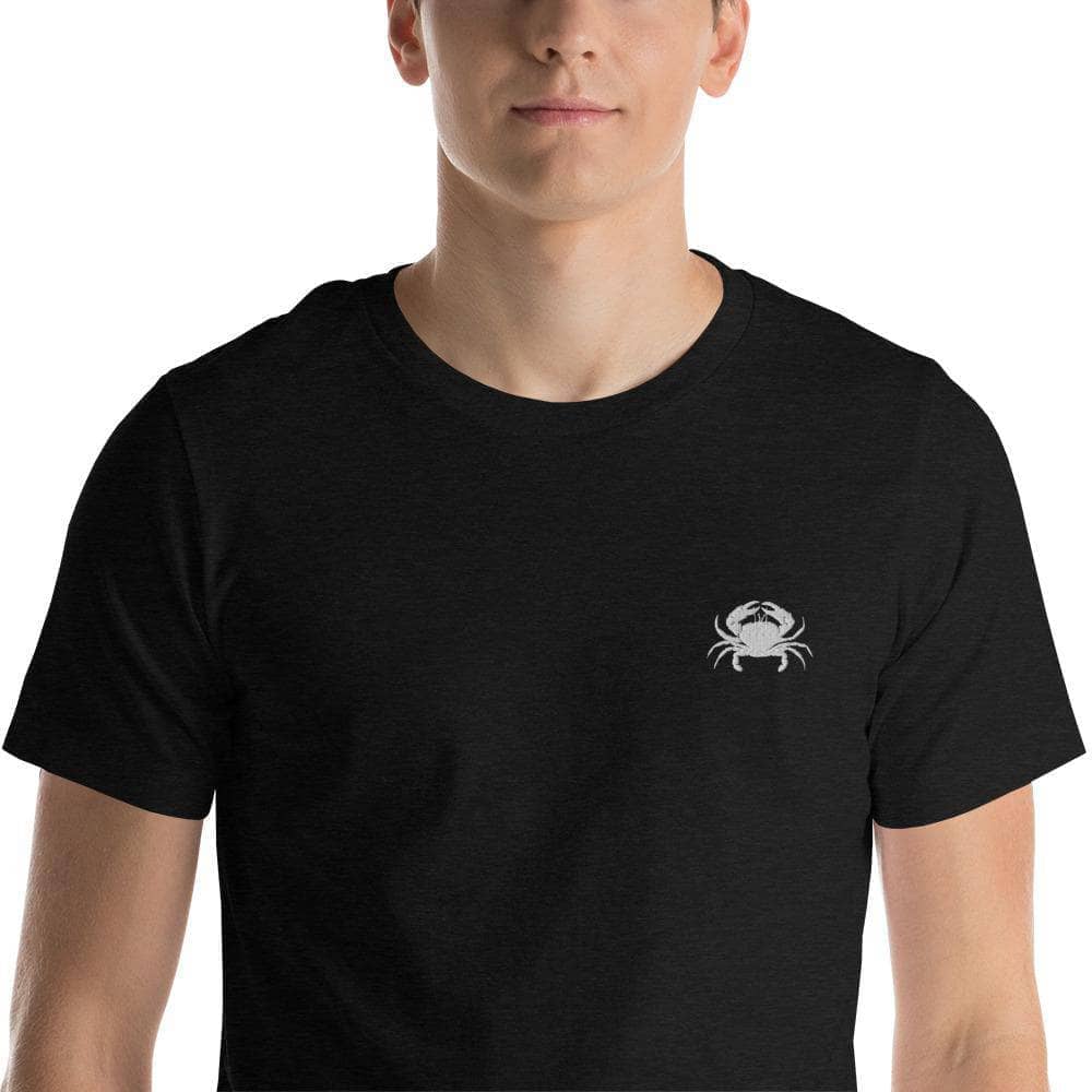Crab Embroidered Tee | Saltwater Brewery