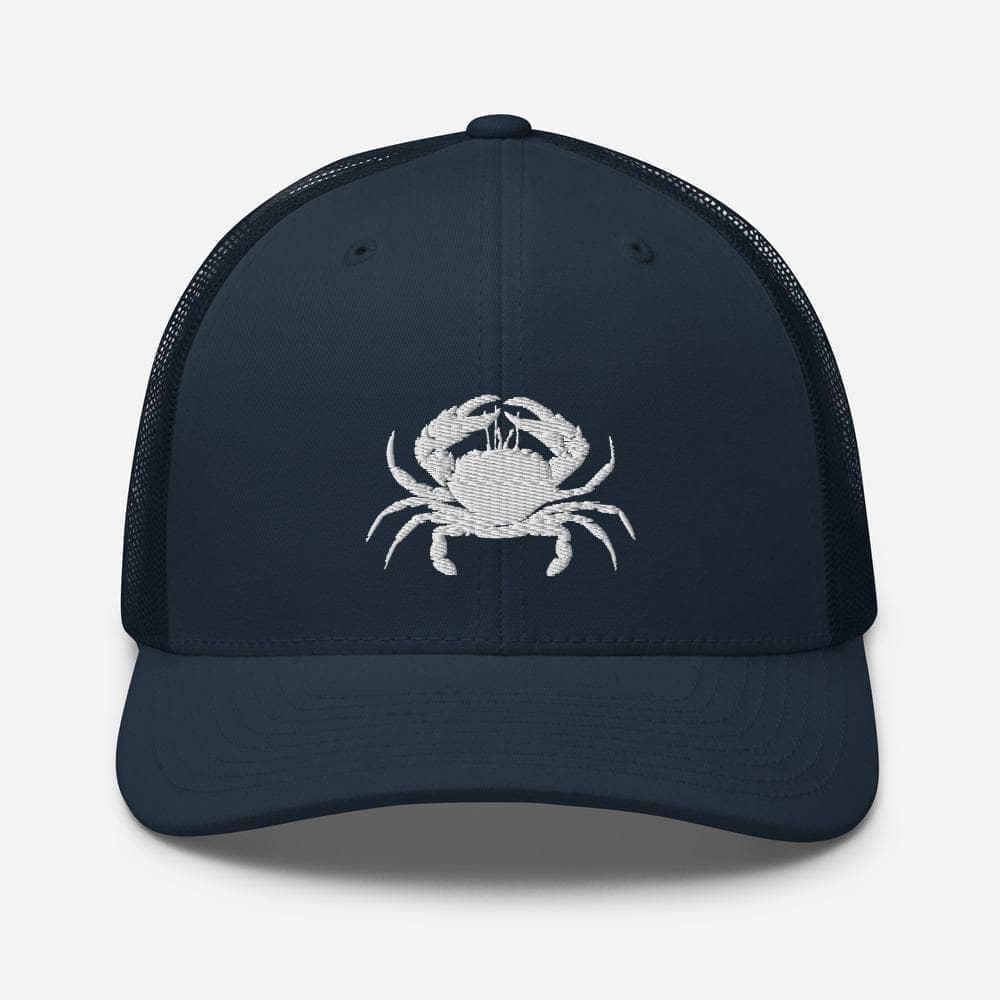 Maryland Crab Embroidered Baseball Cap (Pink)