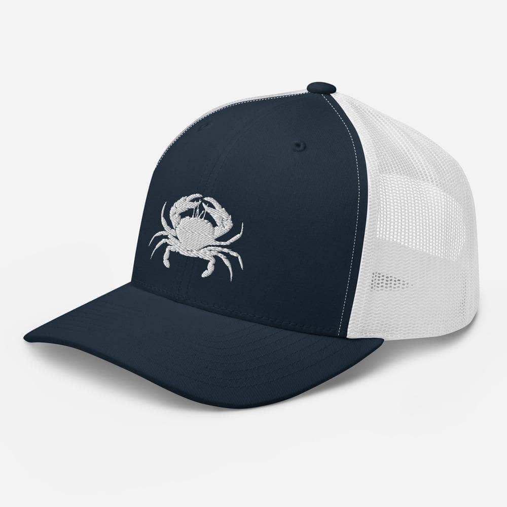 American Flag Crab (Navy) / Trucker Hat - 1 Blue