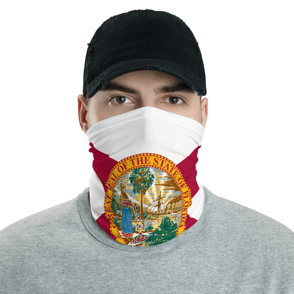 UPF Neck Gaiter / Fishing Sun Buff – Florida Flag