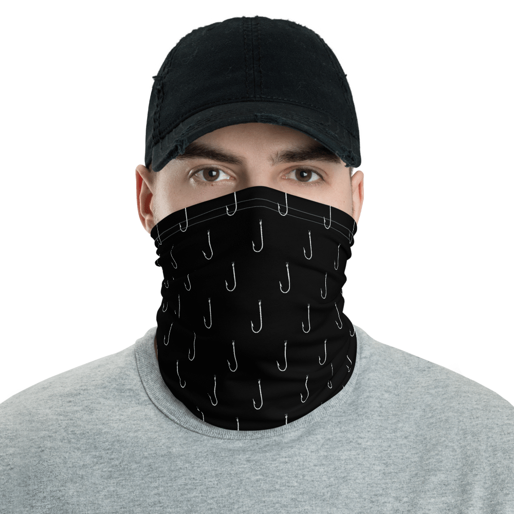 UPF Neck Gaiter / Fishing Sun Buff – Hook Pattern