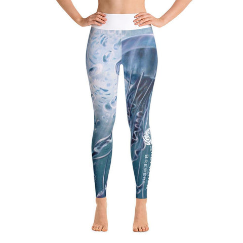 Blue Saltwater Yoga Pants / Leggings