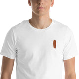 Longboard Embroidered Short-Sleeve Unisex T-Shirt