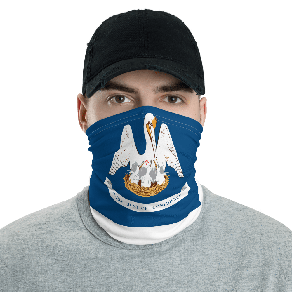 UPF Neck Gaiter / Fishing Sun Buff – Louisiana Flag
