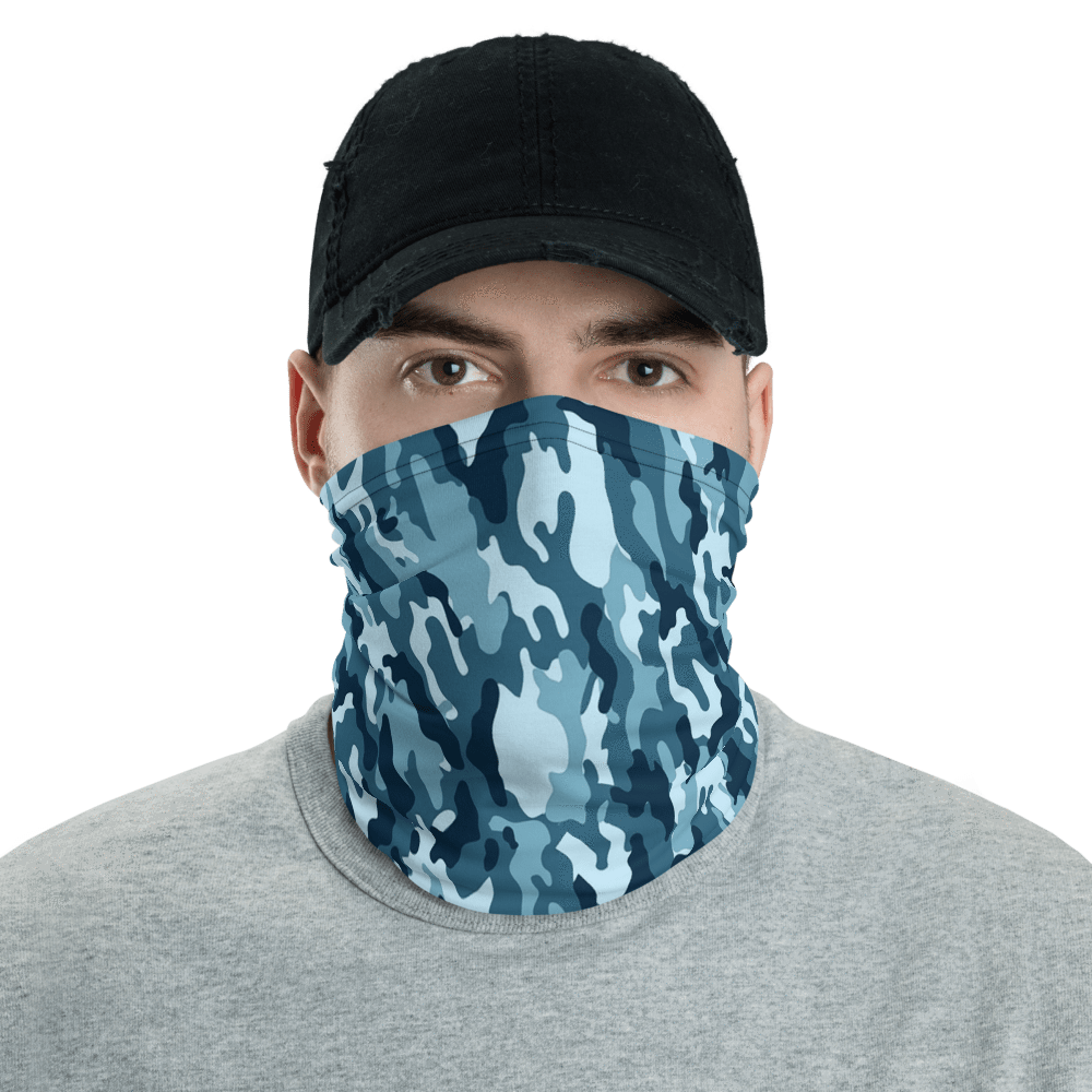 UPF Neck Gaiter / Fishing Sun Buff – Marine Camo