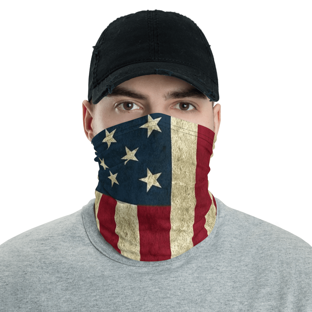 UPF Neck Gaiter / Fishing Sun Buff – Old Flag