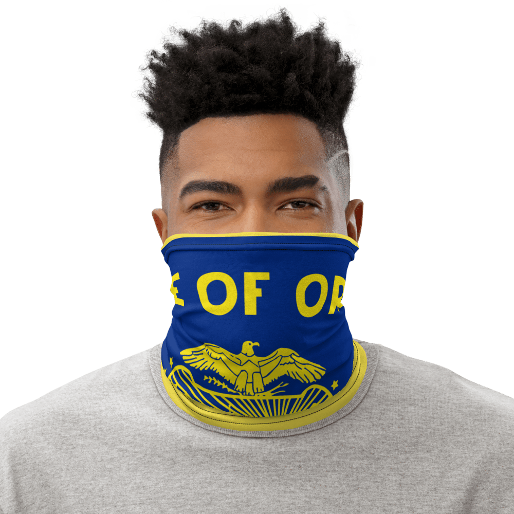 UPF Neck Gaiter / Fishing Sun Buff – Oregon Flag
