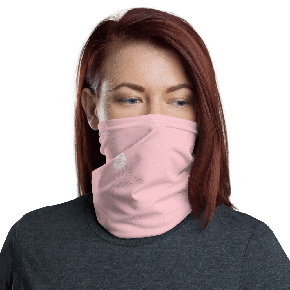 UPF Neck Gaiter / Fishing Sun Buff – Pink Saltwater
