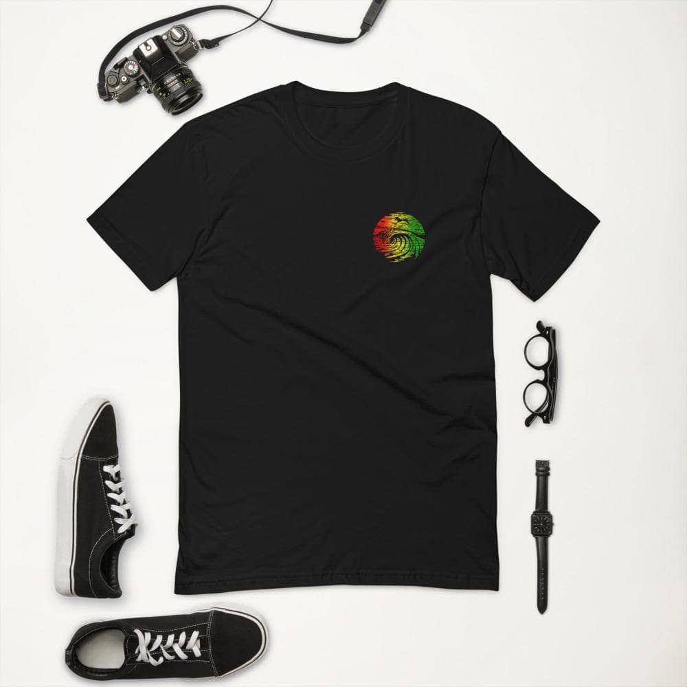 Rasta Logo Black Tee | Saltwater Brewery
