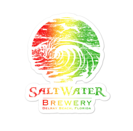 SaltWater Brewery Rasta Sticker