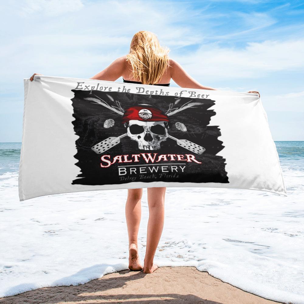 SaltWater Brewery Saltwater Brewery Pirate Beach Towel