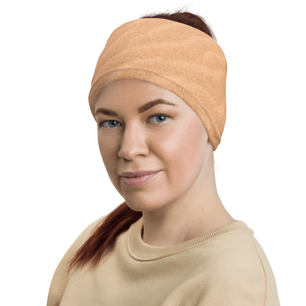 UPF Neck Gaiter / Fishing Sun Buff – Sand Texture