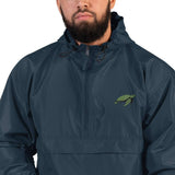 Sea Turtle Embroidered Champion Packable Jacket