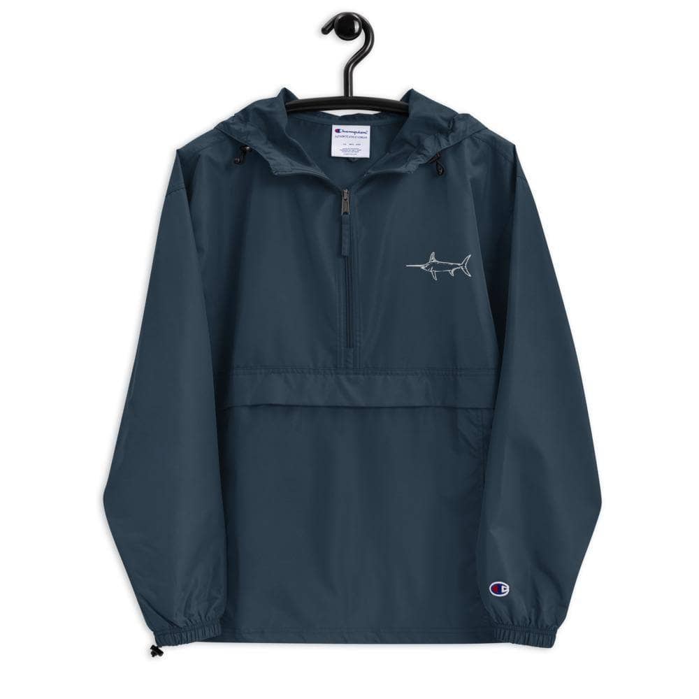 SaltWater Brewery Swordfish Embroidered Champion Packable Jacket