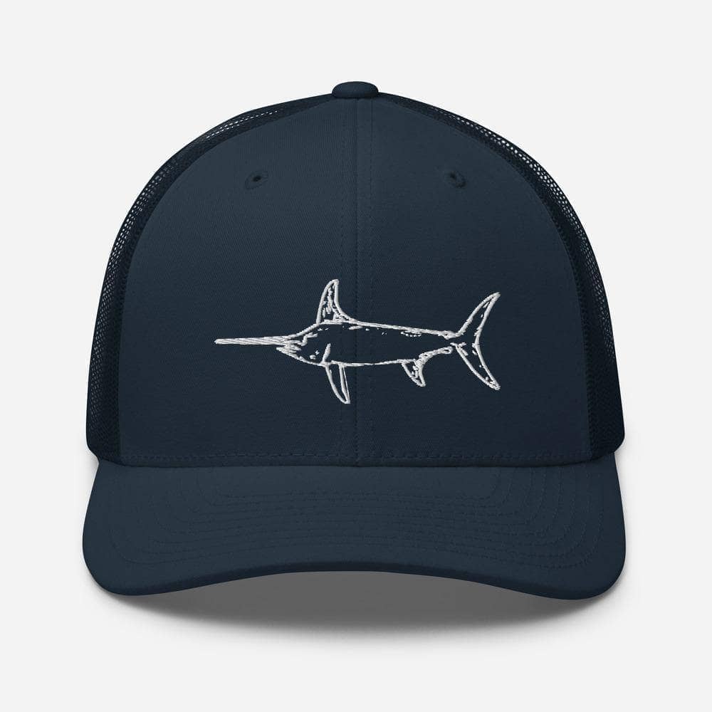 Swordfish mens fishing hat