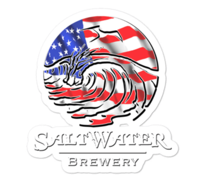 SaltWater Brewery USA Logo Sticker