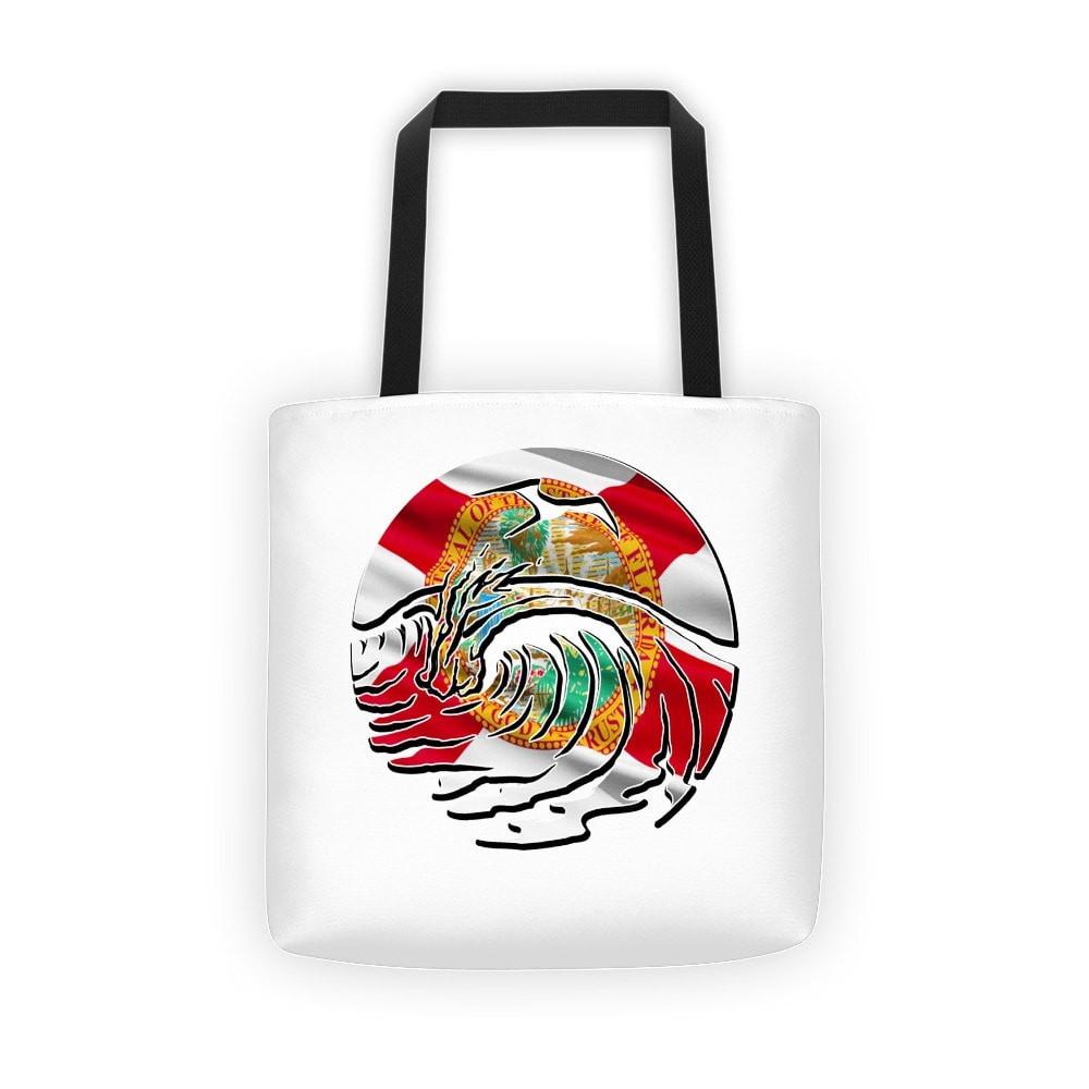 SaltWaterBrewery Florida Flag Logo - Reusable Shopping Bag /Beach Tote