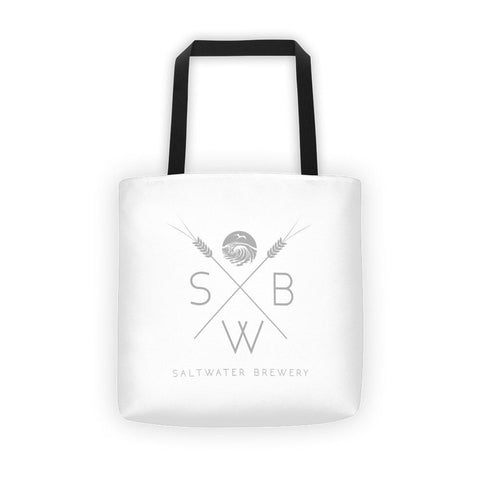 SaltWaterBrewery Grain Logo - Reusable Shopping Bag /Beach Tote